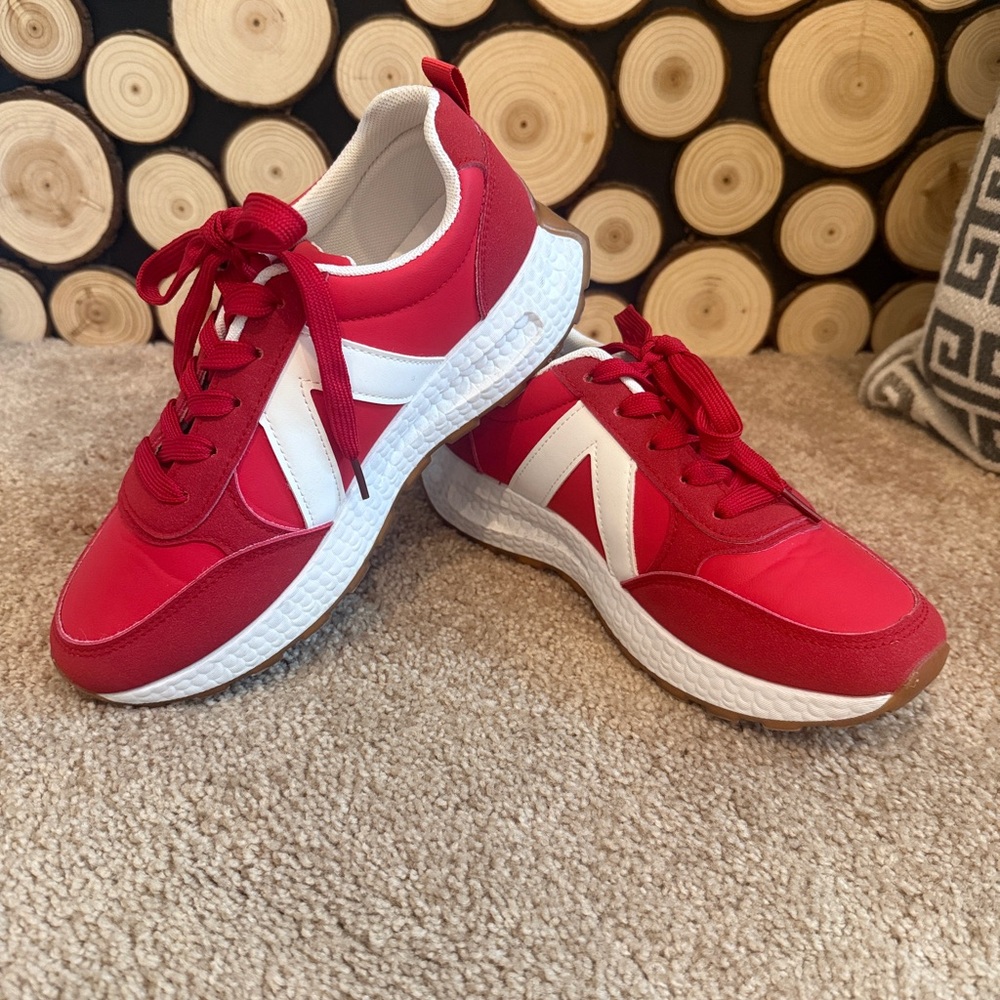 Cozy Girl Red Women's Sneakers